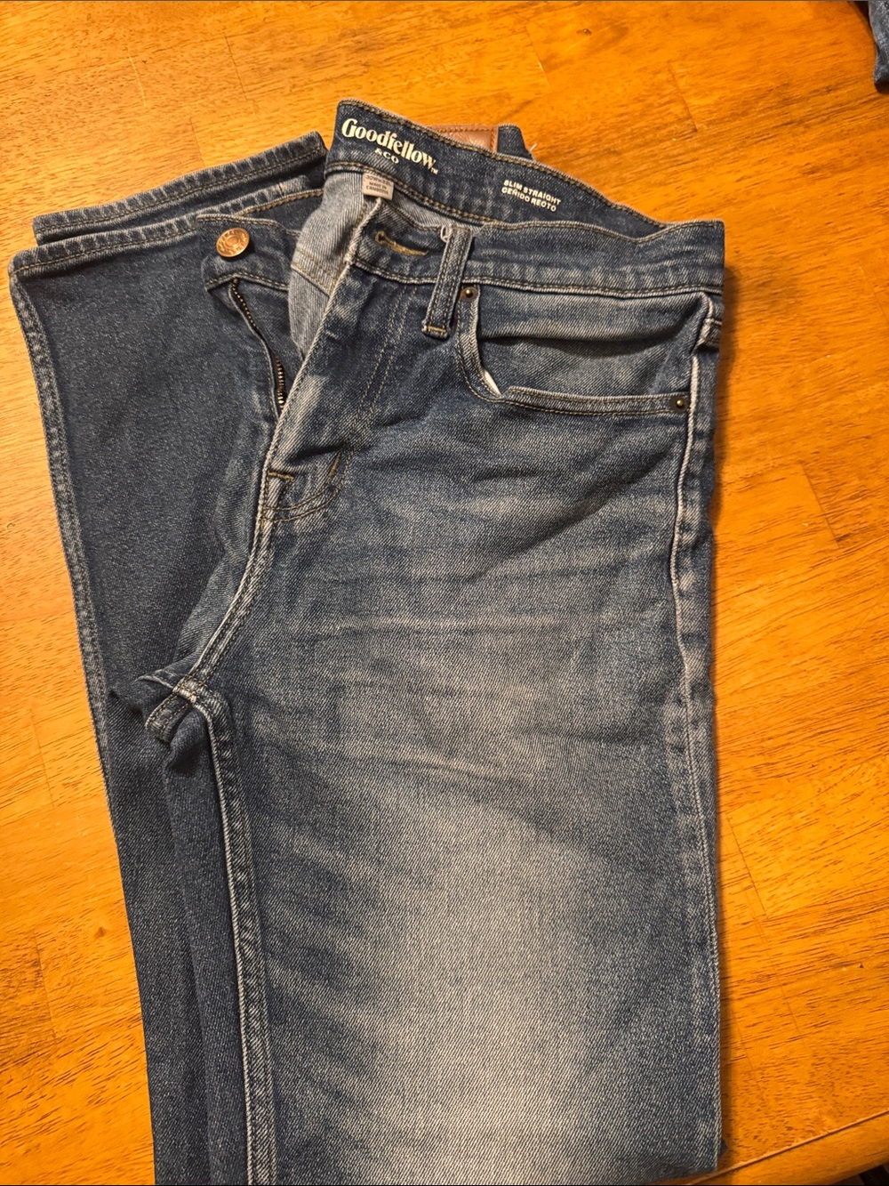 Goodfellow & Co 30x32Faded Blue Straight-Leg Men's Jeans